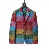 costumes gucci 2021 homme france blend suit jacket slim gg multicolor jacquard cotton rouge